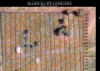 Alder Slope Cemetery, Gravesite Mapping, Enterprise, OR
