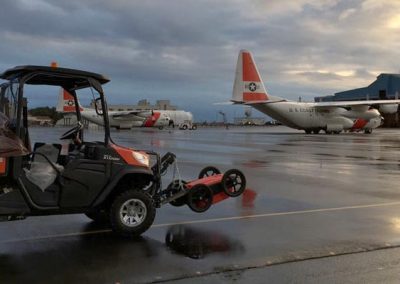 U.S. Coast Guard Asphalt Scanning in Kodiak, Alaska