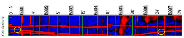 3D mapping the path of PT cables through a slab