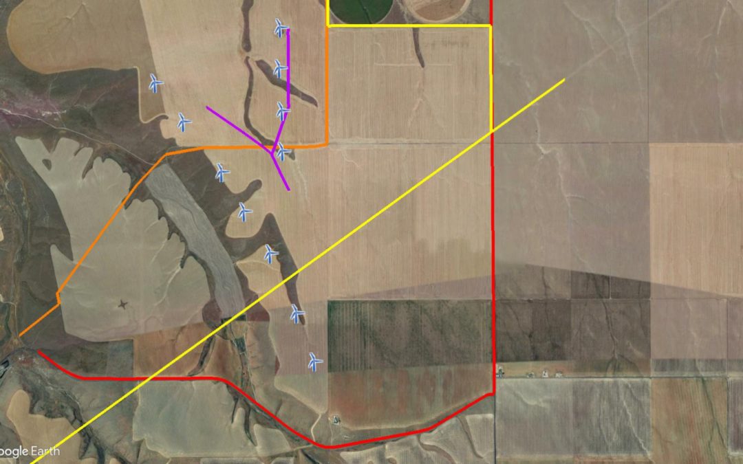 Wheat Ridge Wind Farm Utility Locating and Mapping, Easter Oregon