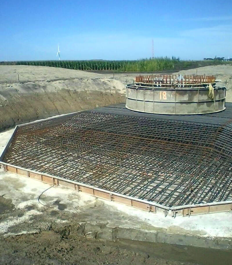 Turbine Base Reinforcing