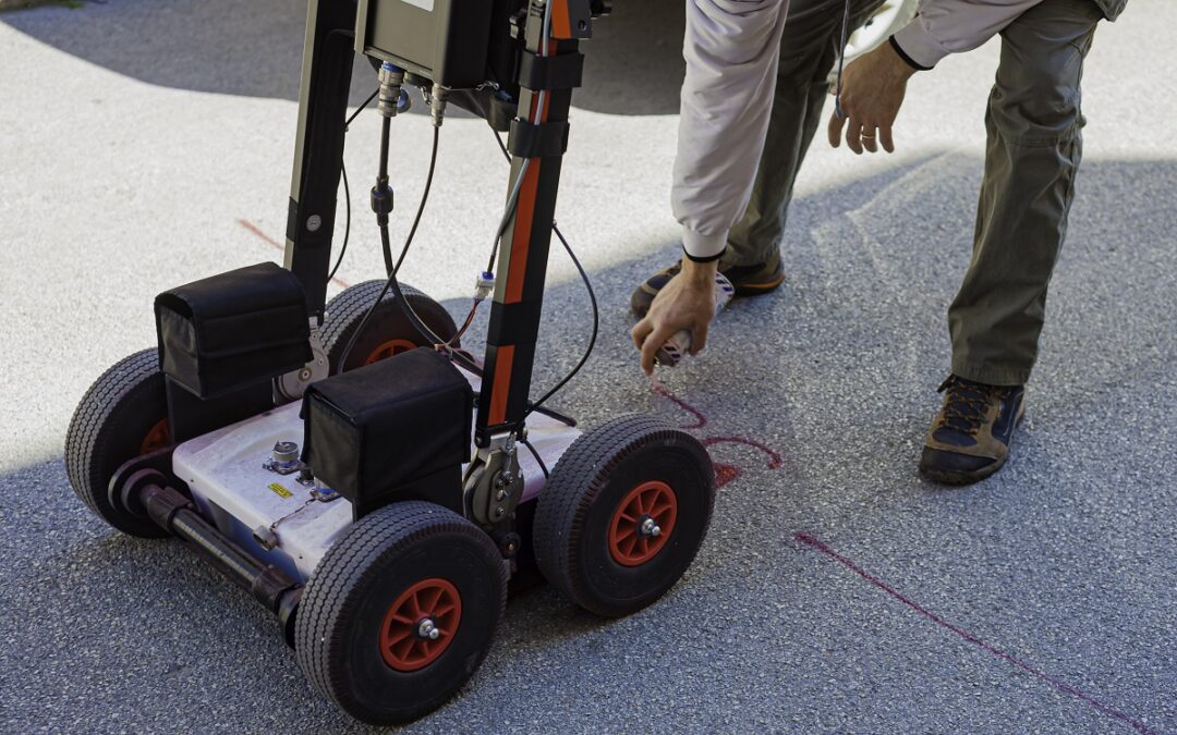 3d gpr grid scan on concrete